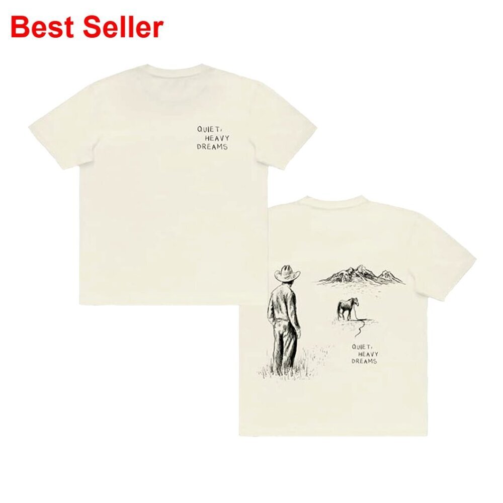 Heavyweight Cotton T-Shirt with Detailed Back Artwork, Classic Fit